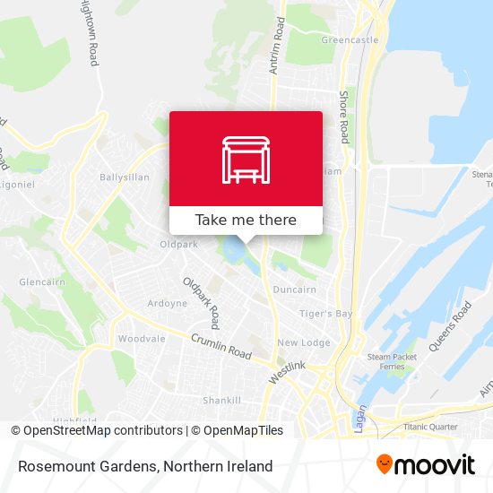 Rosemount Gardens map