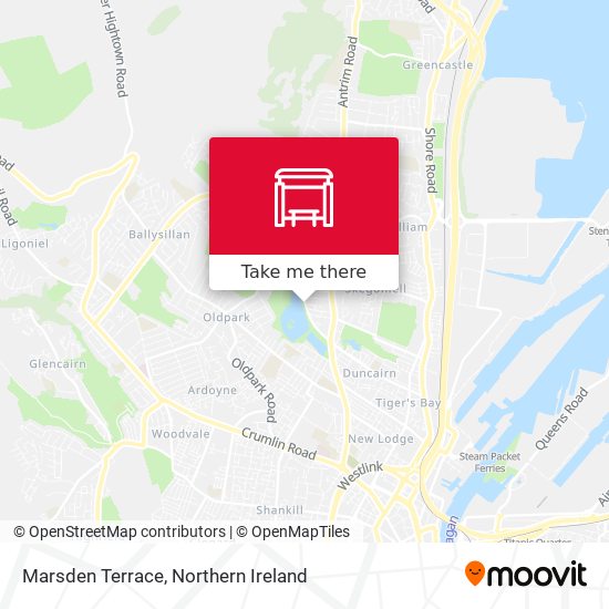 Marsden Terrace map
