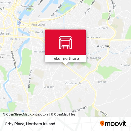 Orby Place map