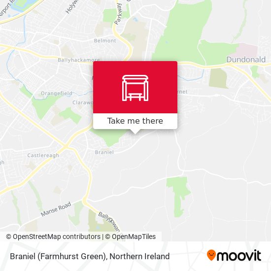 Braniel (Farmhurst Green) map