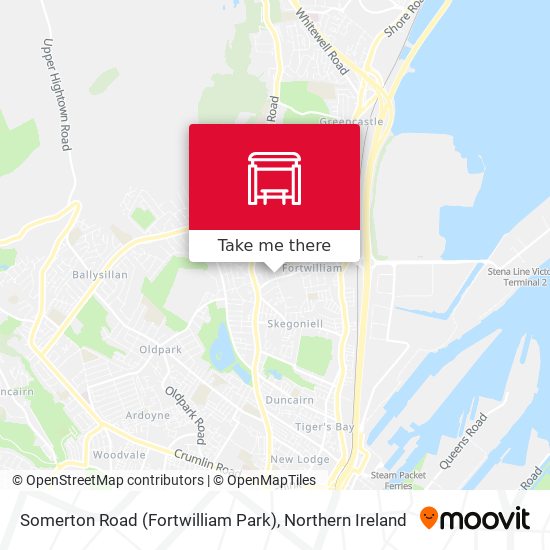 Somerton Road (Fortwilliam Park) map