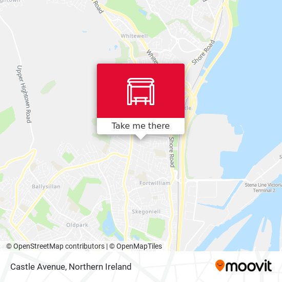 Castle Avenue map