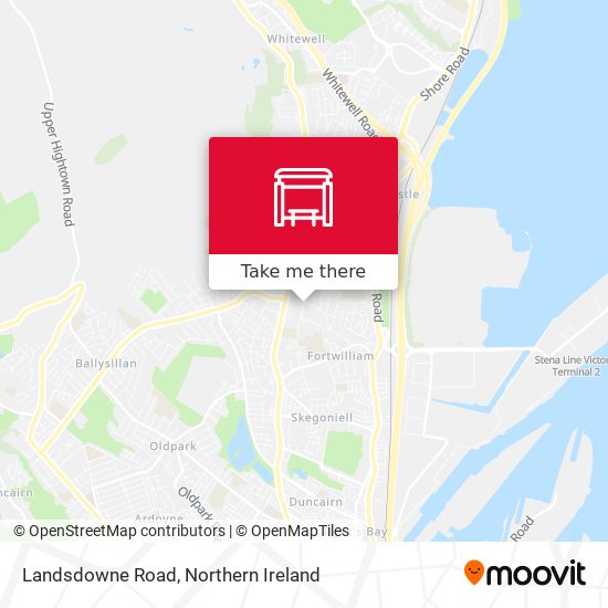 Landsdowne Road map