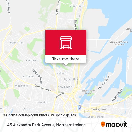 145 Alexandra Park Avenue map