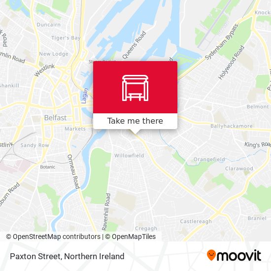 Paxton Street map