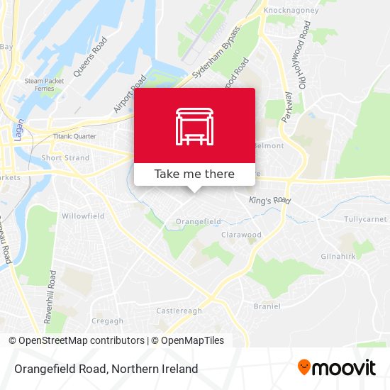 Orangefield Road map