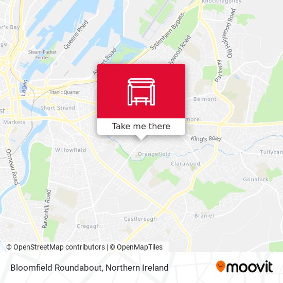 Bloomfield Roundabout map
