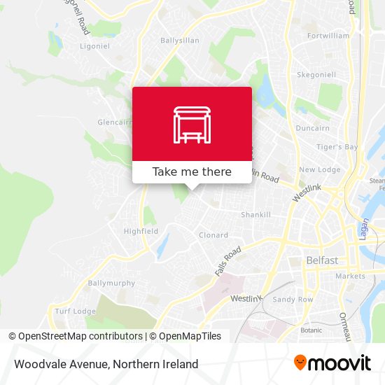 Woodvale Avenue map