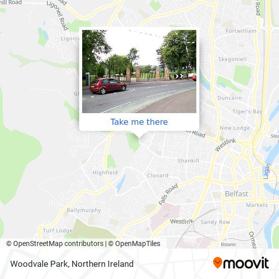 Woodvale Park map
