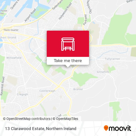 13 Clarawood Estate map