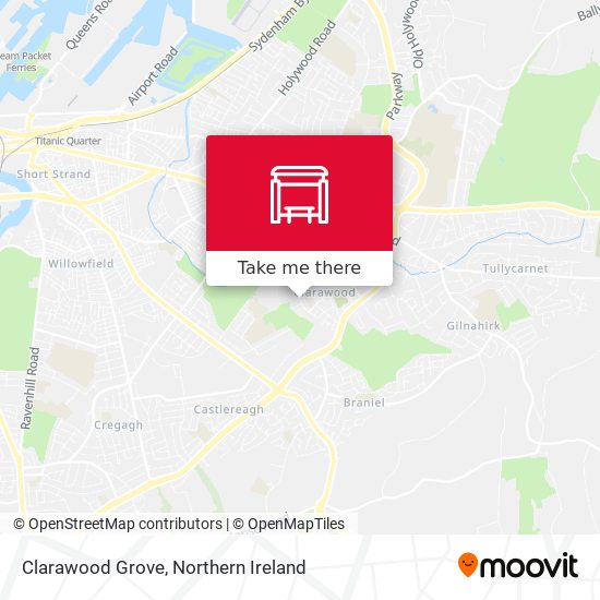 Clarawood Grove map