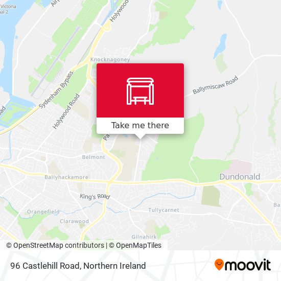 96 Castlehill Road map
