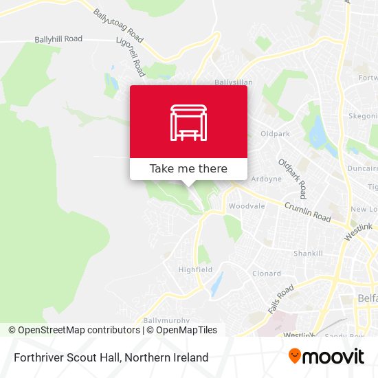 Forthriver Scout Hall map