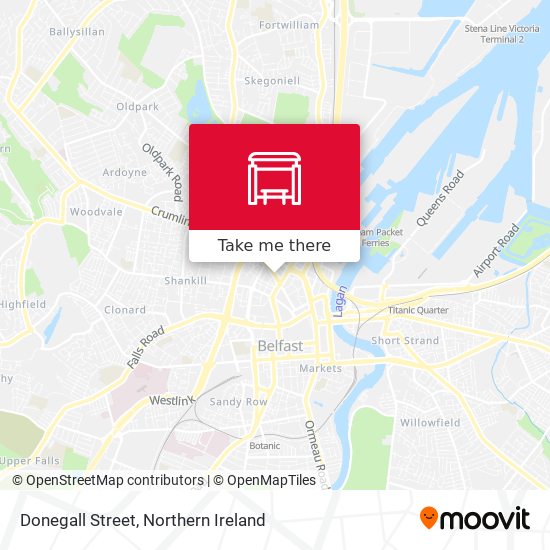 Donegall Street map