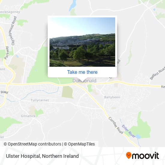 Ulster Hospital map