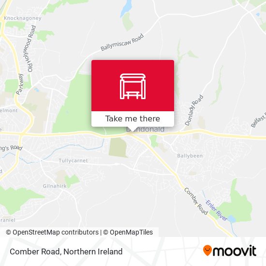 Comber Road map