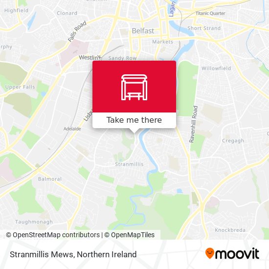 Stranmillis Mews map
