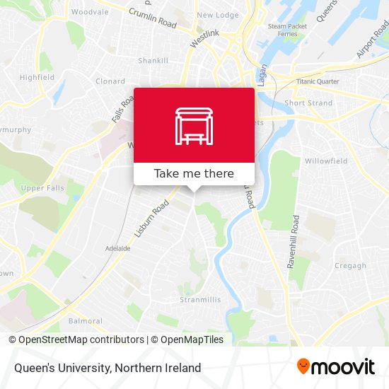 Queen's University map