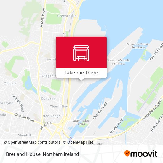 Bretland House map