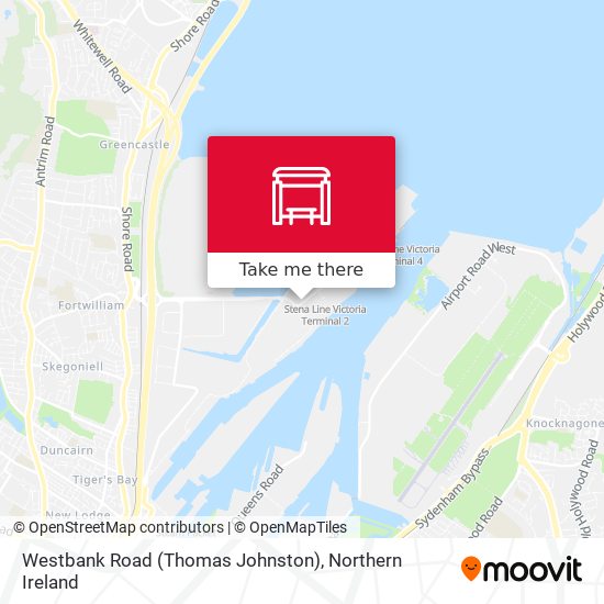 Westbank Road (Thomas Johnston) map