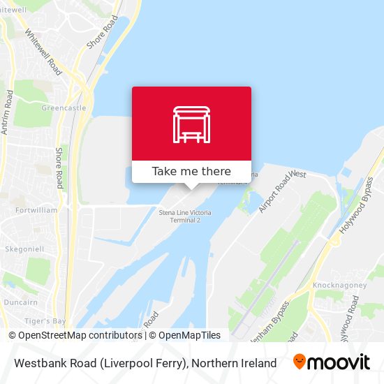 Westbank Road (Liverpool Ferry) map