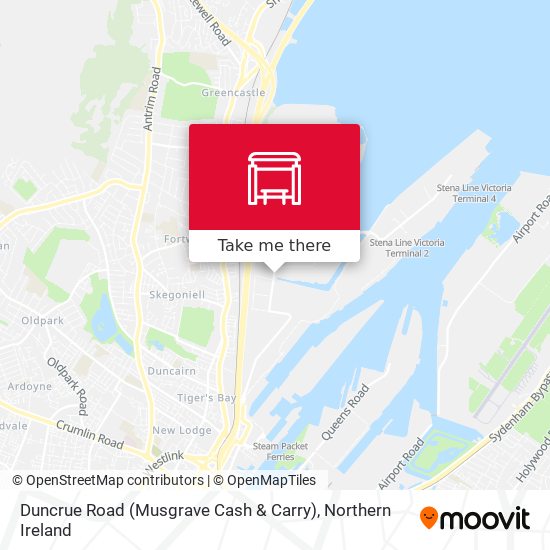 Duncrue Road (Musgrave Cash & Carry) map
