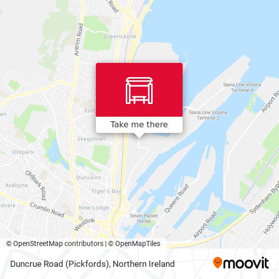Duncrue Road (Pickfords) map