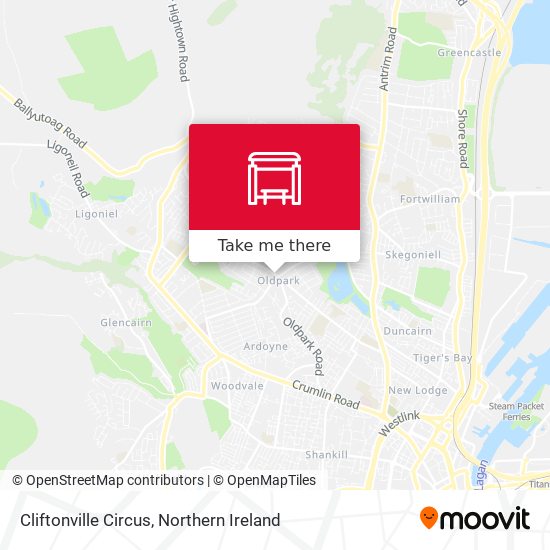 Cliftonville Circus map