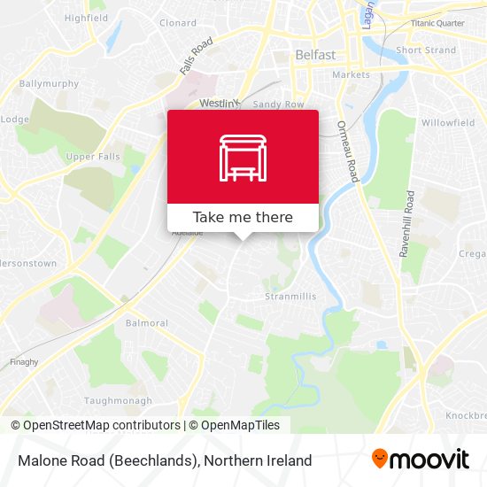 Malone Road (Beechlands) map