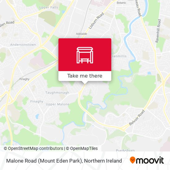 Malone Road (Mount Eden Park) map