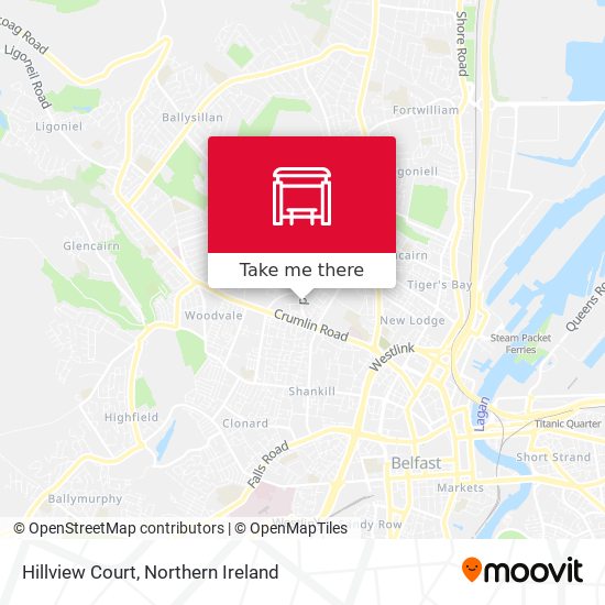 Hillview Court map