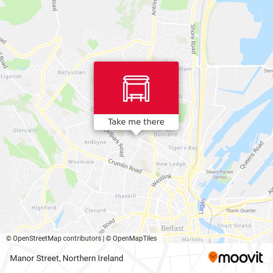 Manor Street map