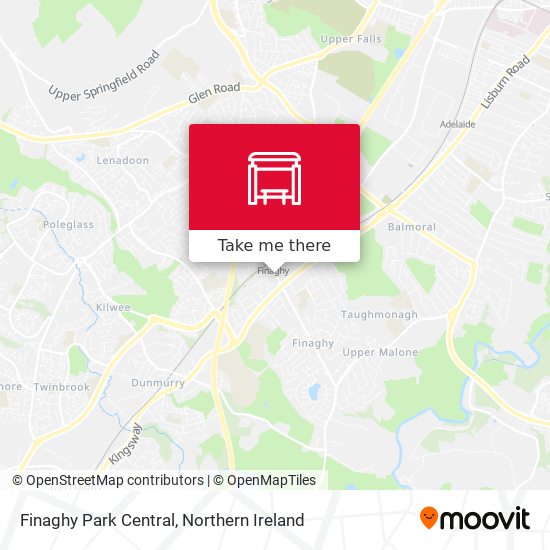 Finaghy Park Central map