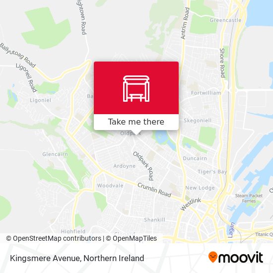 Kingsmere Avenue map