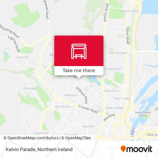 Kelvin Parade map