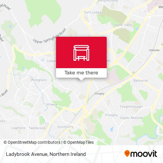 Ladybrook Avenue map