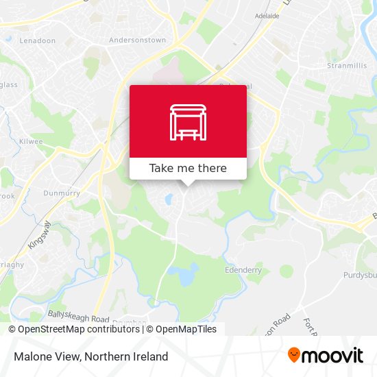 Malone View map