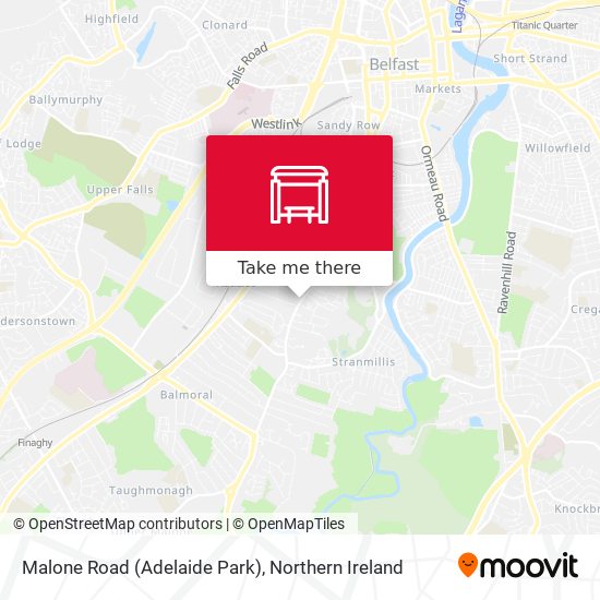 Malone Road (Adelaide Park) map