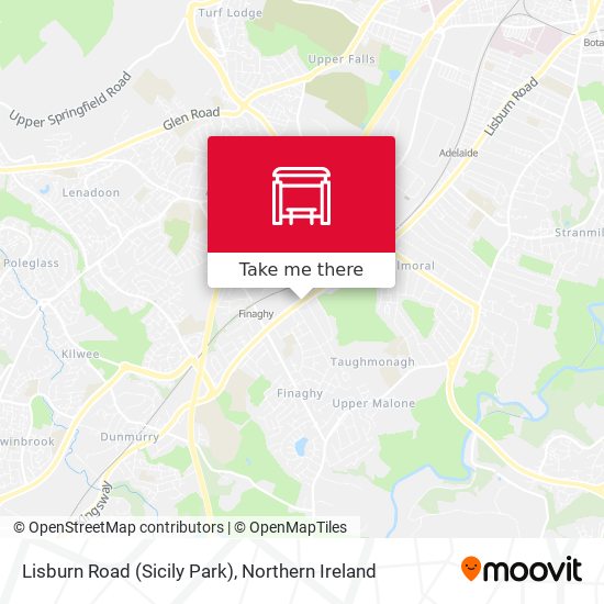 Lisburn Road (Sicily Park) map