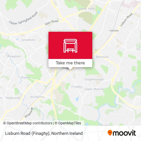 Lisburn Road (Finaghy) map