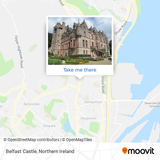 Belfast Castle map