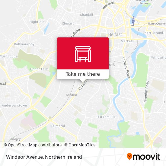 Windsor Avenue map