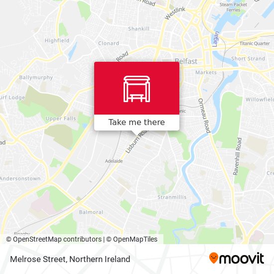Melrose Street map