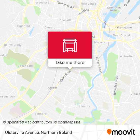 Ulsterville Avenue map