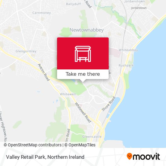 Valley Retail Park map