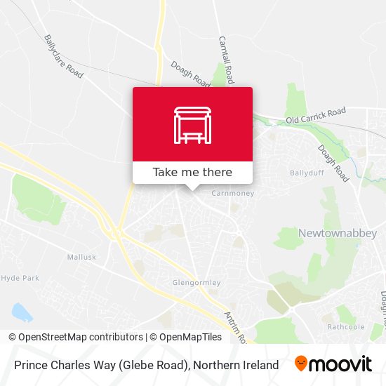Prince Charles Way (Glebe Road) map