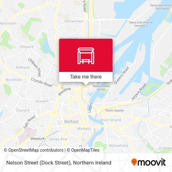 Nelson Street (Dock Street) map