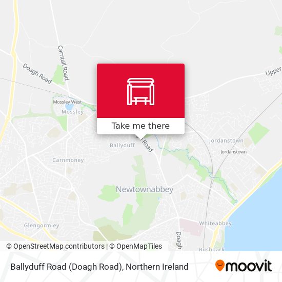 Ballyduff Road (Doagh Road) map