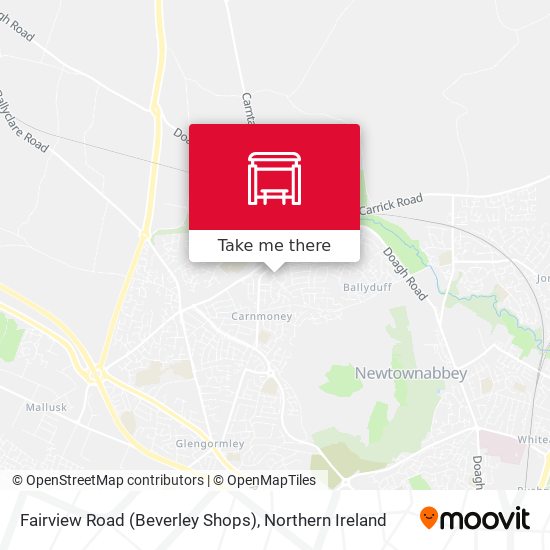 Fairview Road (Beverley Shops) map