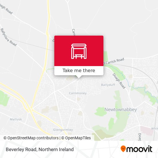 Beverley Road map